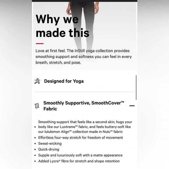 Lululemon InStill High-Rise Tight 25” Black , size 4 - Picture 8 of 13